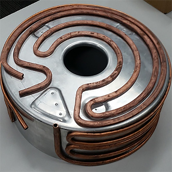 formed copper cooling tubes