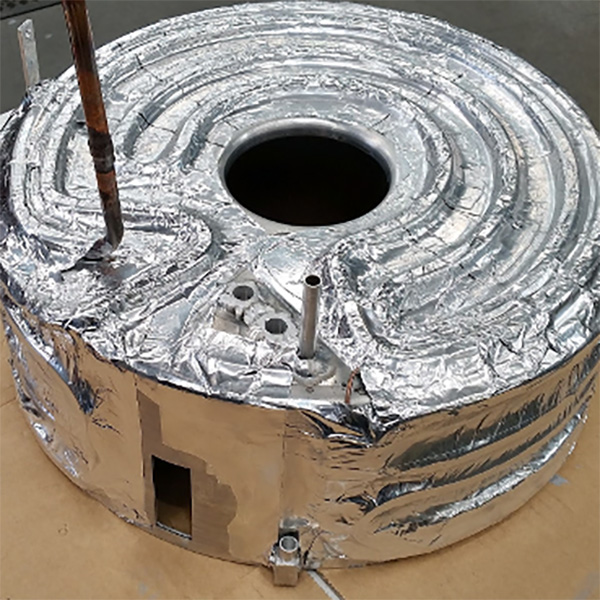 molding to hold copper tubing to bowl